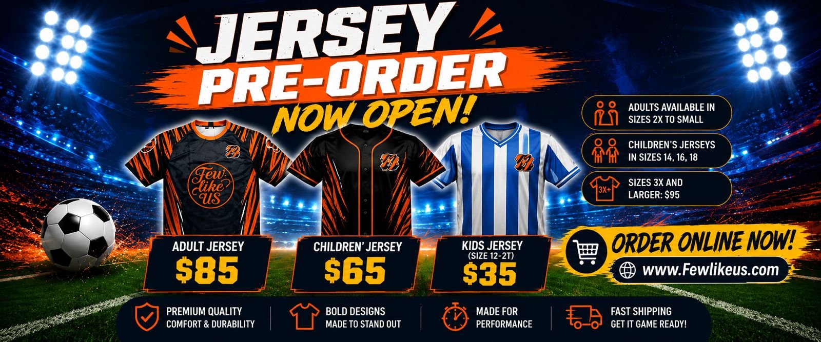Jersey Pre-Order Now Open
