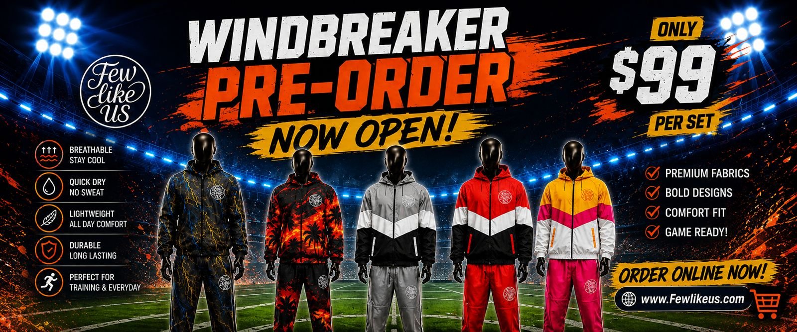 Windbreaker Pre-Order Now Open
